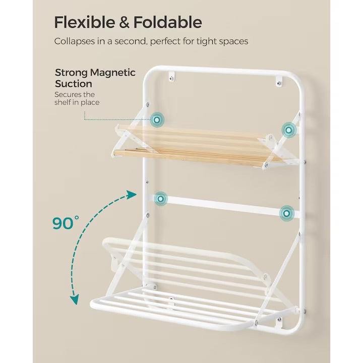 Сгъваема етажерка за баня SONGMICS