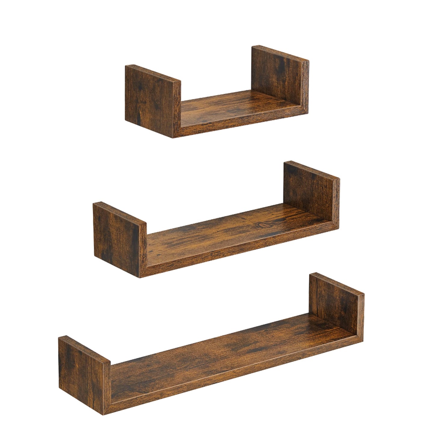 Комплект от 3 стенни етажерки SONGMICS