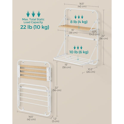 Сгъваема етажерка за баня SONGMICS