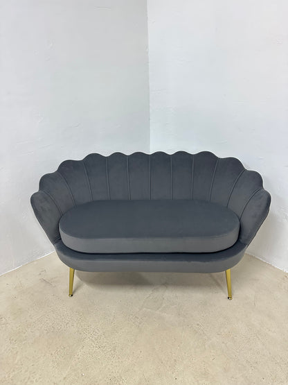 Диван Homcom, 2-местен, кадифе