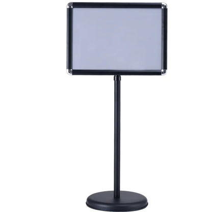 Регулируема информационна стойка Costway с алуминиева рамка и опора от неръждаема стомана