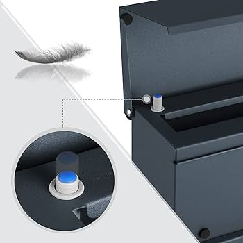 Пощенска кутия с поставка за вестници, ключове SONGMICS