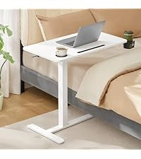 Бюро с регулируема височина подходящо за легло с колелца VASAGLE