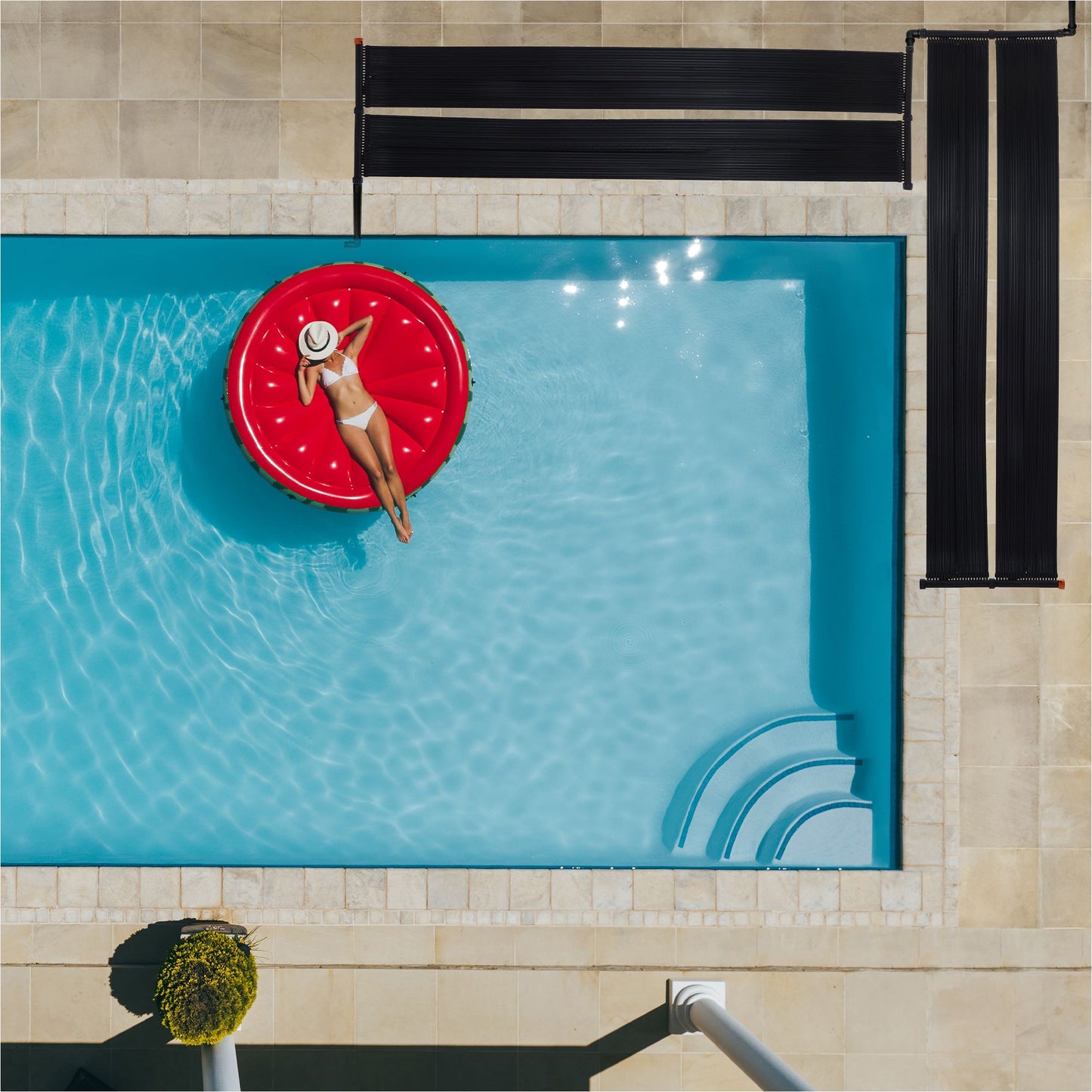 Слънчев нагревател 66см x 300см 2 броя AREBOS