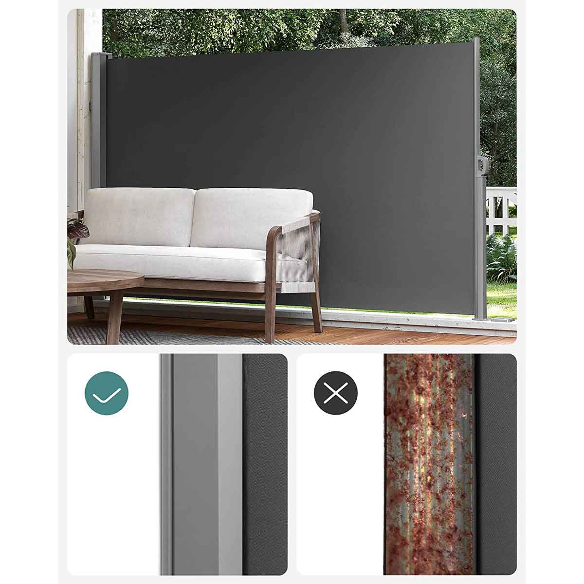 Странична тента, щора SONGMICS