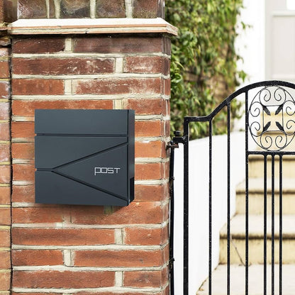 Пощенска кутия с поставка за вестници, ключове SONGMICS