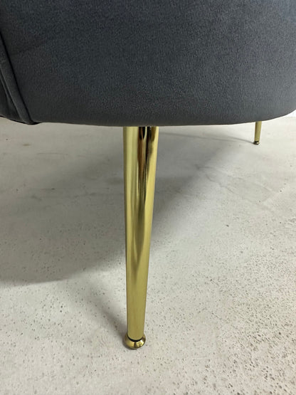 Диван Homcom, 2-местен, кадифе