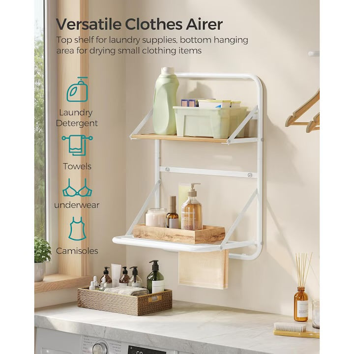 Сгъваема етажерка за баня SONGMICS