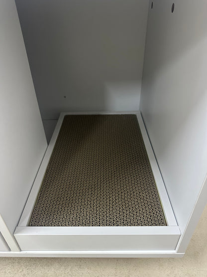 Шкаф за котешката тоалетна с драскалка COSTWAY