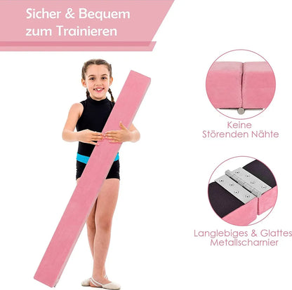 Гимнастическа греда за баланс 210см COSTWAY, сгъваема, балансираща греда