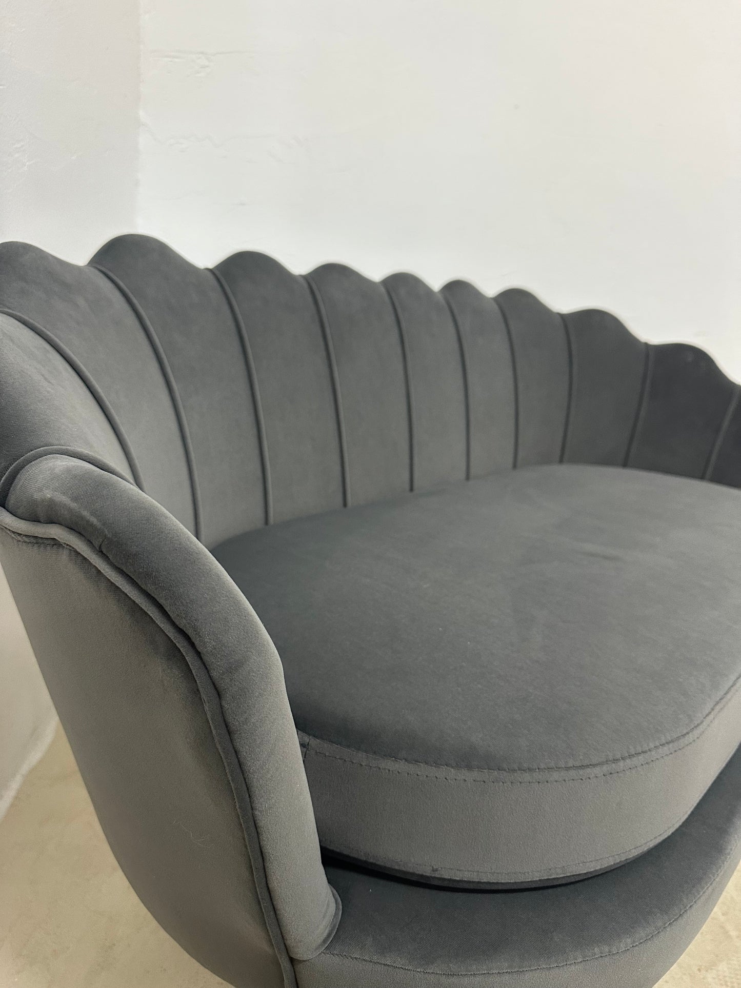 Диван Homcom, 2-местен, кадифе