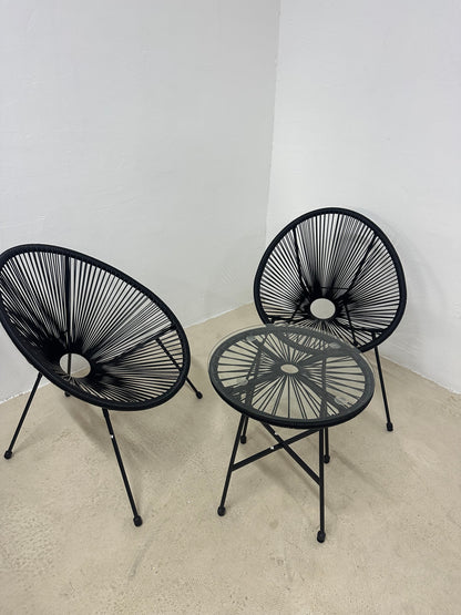 Градински комплект маса и столове, Songmics